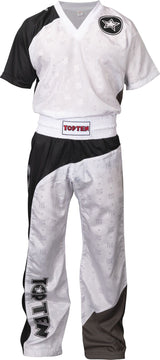 Uniforme Top Ten Mesh modelo 16841 - Blanco/Negro