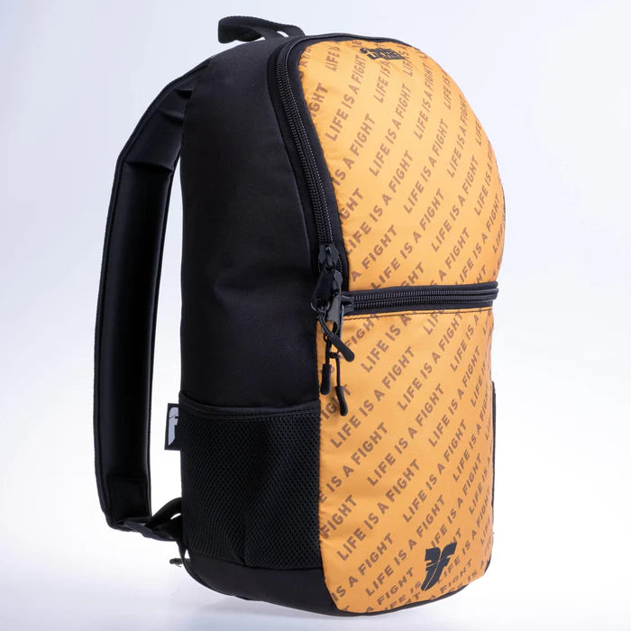 Fighter Backpack Size S - brown logo