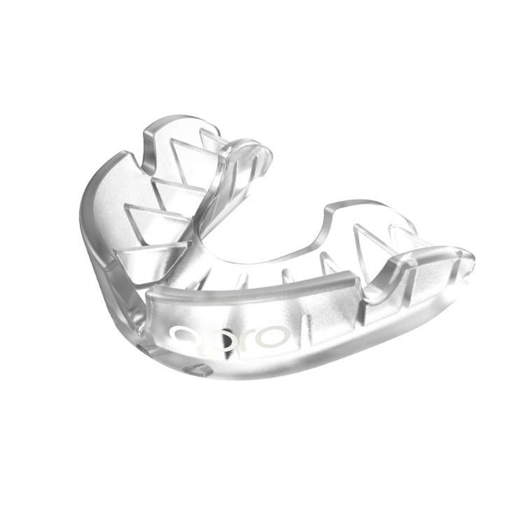 Mouth guard OPRO Silver - Clear