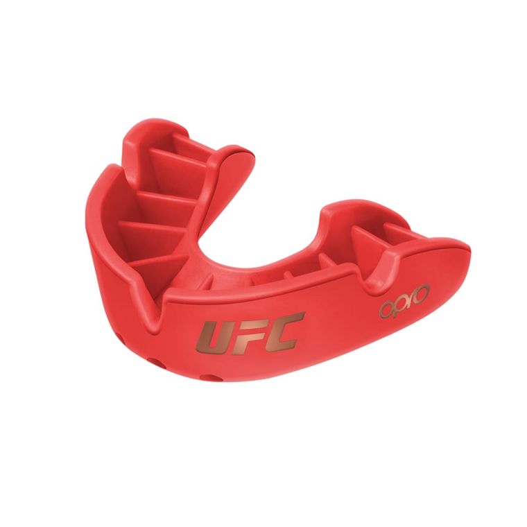UFC EDITION Mouth Guard OPRO Bronze - Red