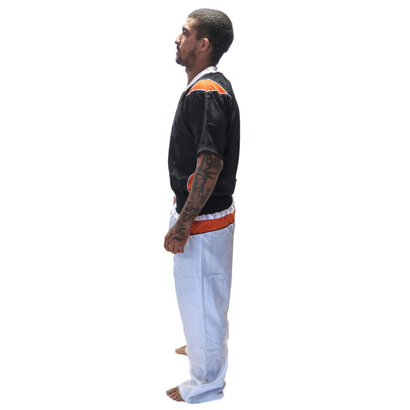 Top Ten Energy Fighter uniform - black/white/orange, 1682-91GD