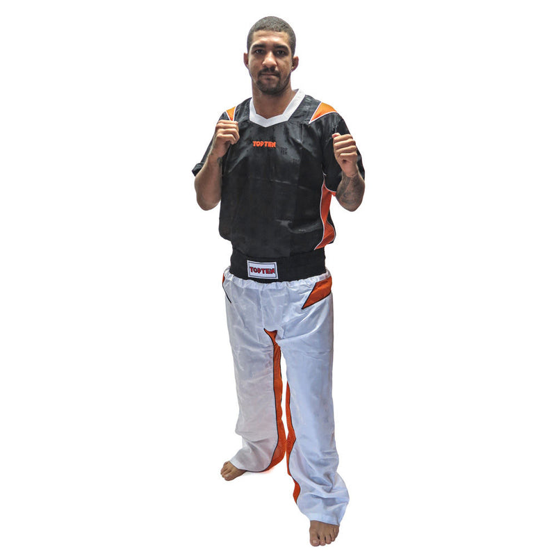 Top Ten Energy Fighter uniform - black/white/orange, 1682-91GD