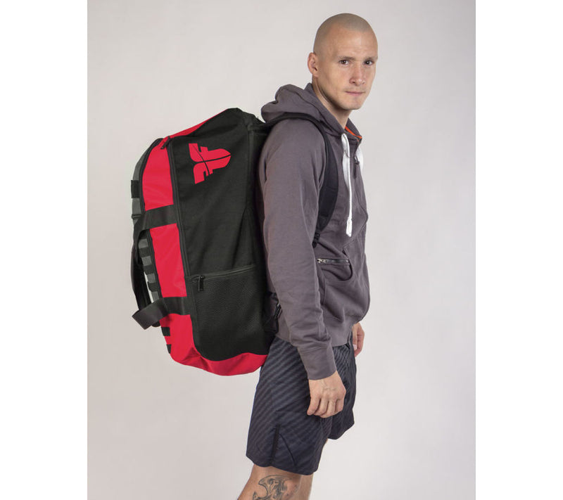 Sports Bag FIGHTER LINE XL - red/grey/black