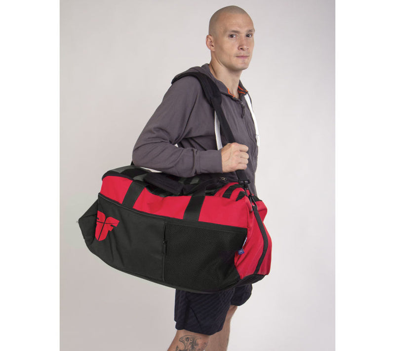 Sports Bag FIGHTER LINE XL - red/grey/black