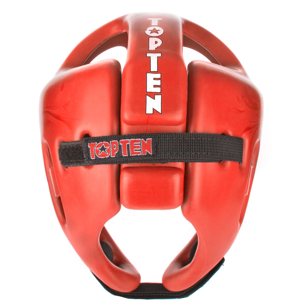 Top Ten Red Competition Fight Head Guard - red, 1061-R – Fighters