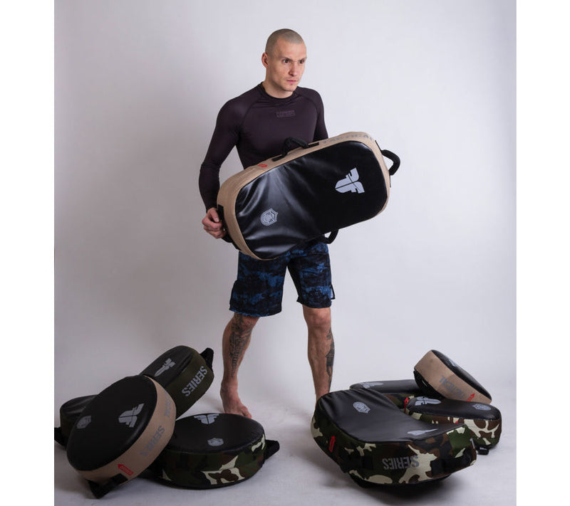 Fighter Kicking Shield - MULTI GRIP - TACTICAL SERIES - Desert