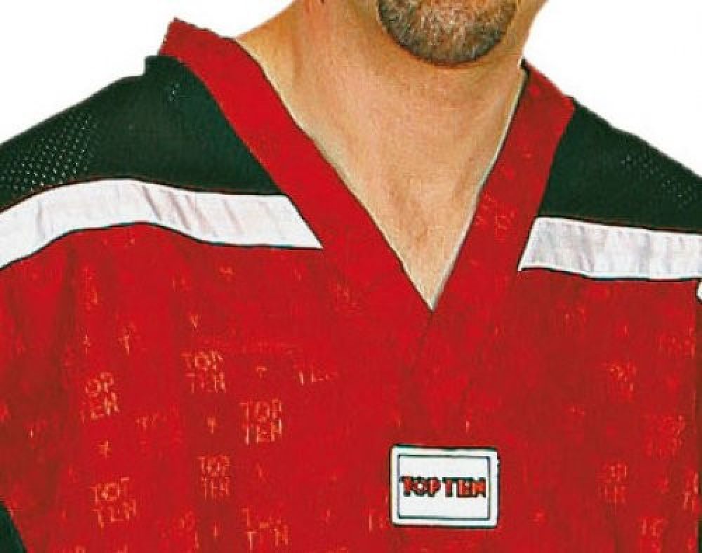 Top Ten Mesh uniform 1605 model - red/balck, 1605 R