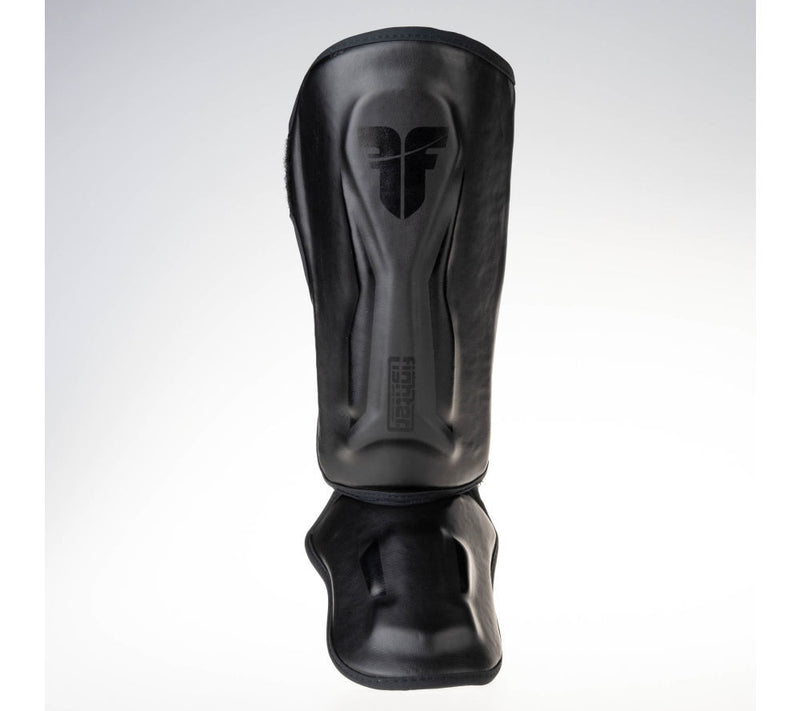 Fighter Shinguards Thai Ergo - black, FSG-004BR