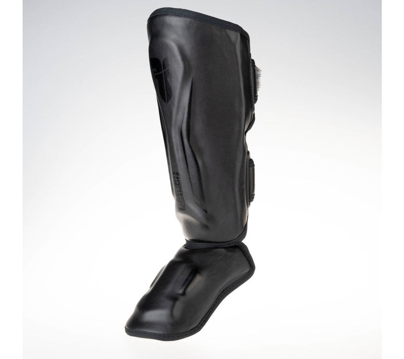 Fighter Shinguards Thai Ergo - black, FSG-004BR