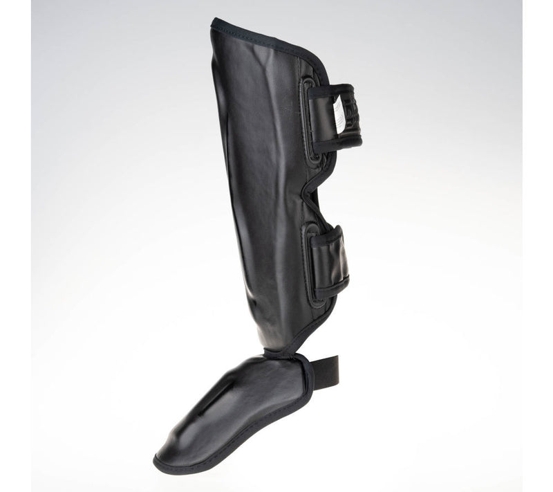 Fighter Shinguards Thai Ergo - black, FSG-004BR