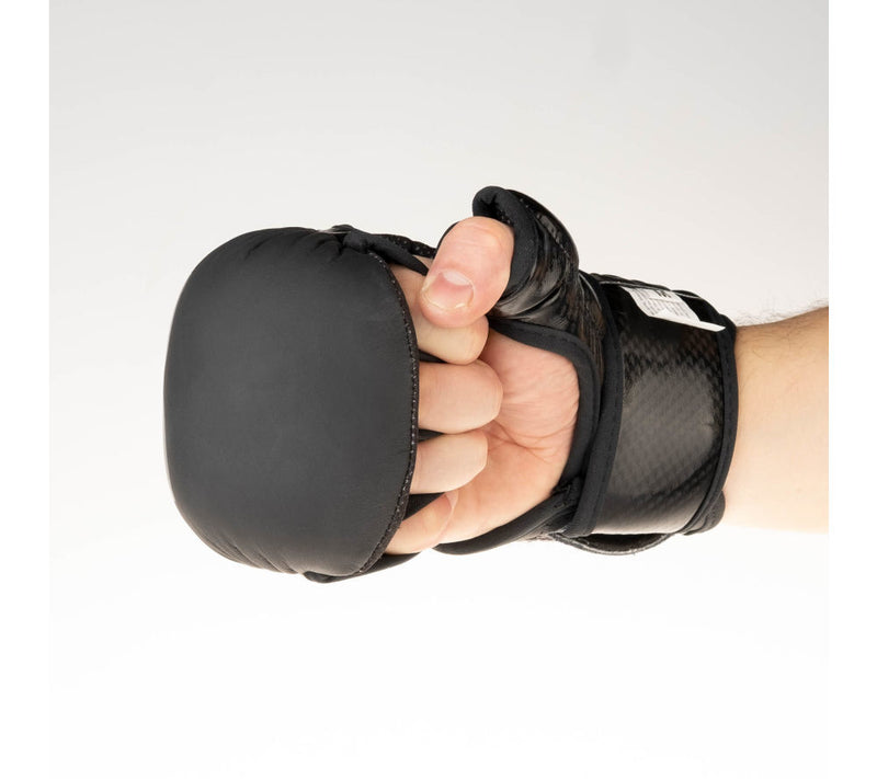 Fighter Training MMA Gloves - black logo, FMG-001