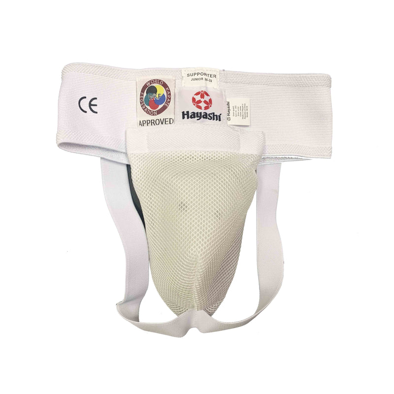 Groin protector WKF approved - white, 202-1