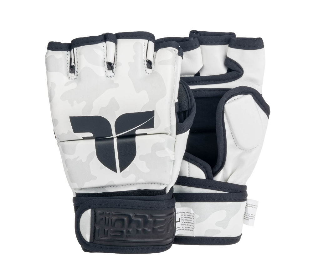 MMA gloves Fighter Competition - white/camo