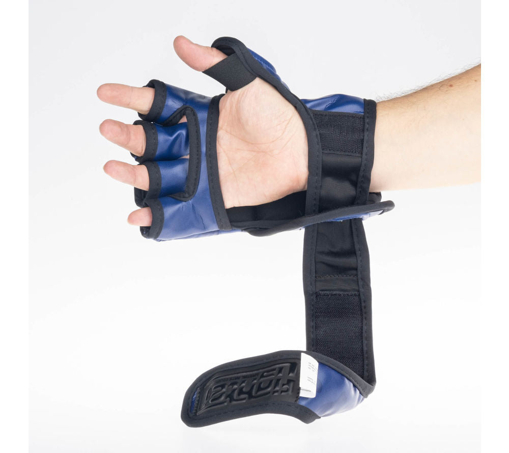 MMA gloves Fighter Competition - blue/camo