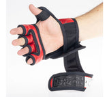 MMA gloves Fighter Competition - red/camo