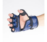 MMA gloves Fighter Competition - blue/camo