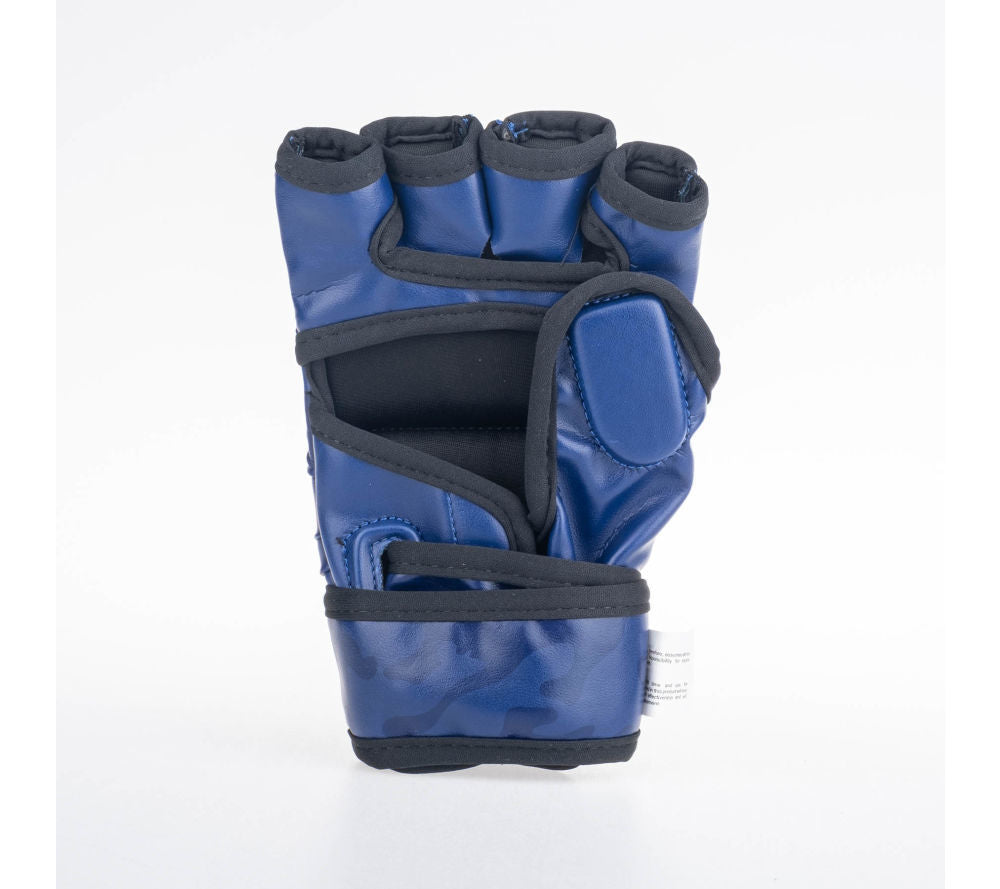 MMA gloves Fighter Competition - blue/camo