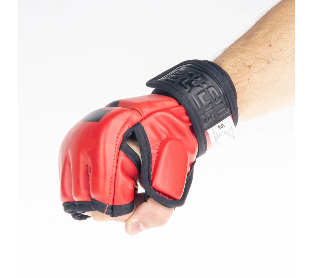 MMA gloves Fighter Competition - red/camo
