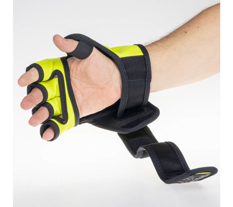 MMA gloves Fighter Competition - neon yellow/camo