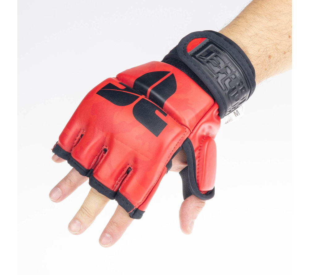 MMA gloves Fighter Competition - red/camo