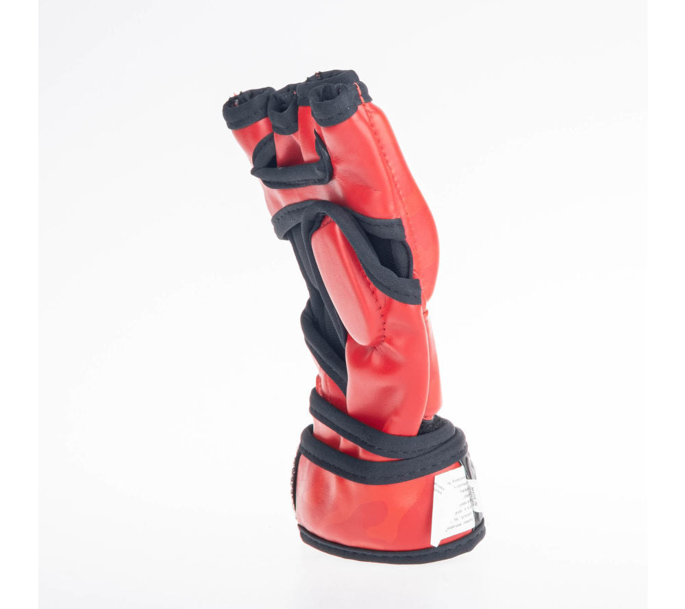MMA gloves Fighter Competition - red/camo
