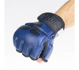 MMA gloves Fighter Competition - blue/camo
