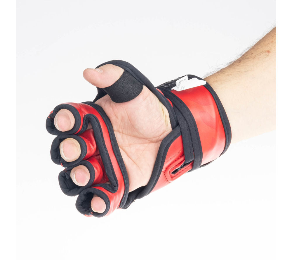 MMA gloves Fighter Competition - red/camo