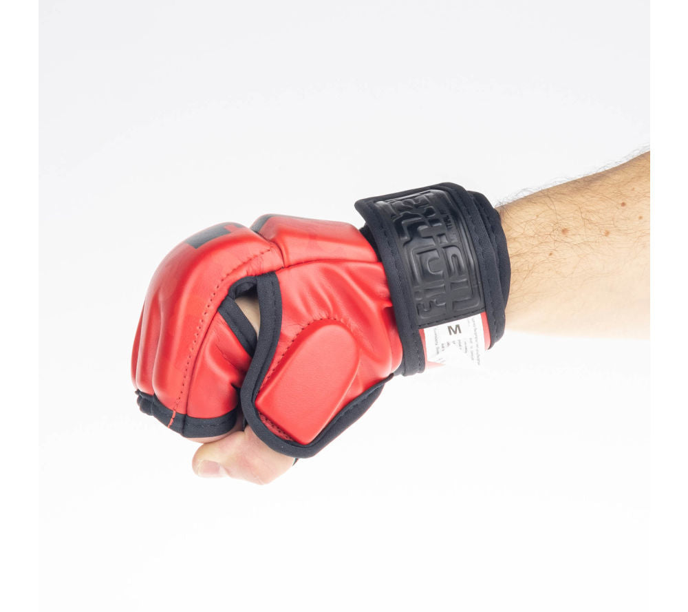 MMA gloves Fighter Competition - red/camo