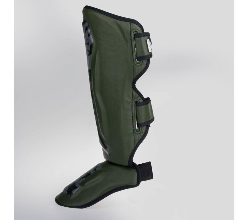 Fighter Shinguards Thai Ergo - khaki/camo