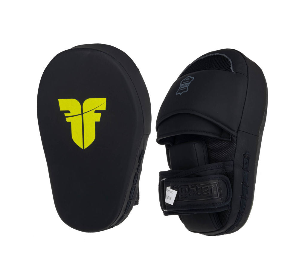 Manoplas Fighter Focus - negro/amarillo neón - FFMS-002BNY