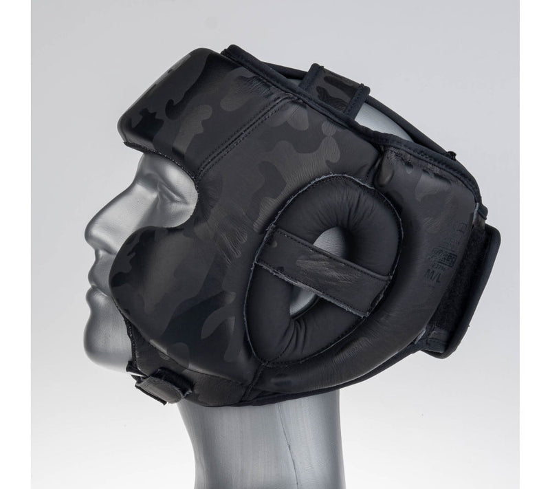 Headguard Fighter Sparring Pro - black/camo