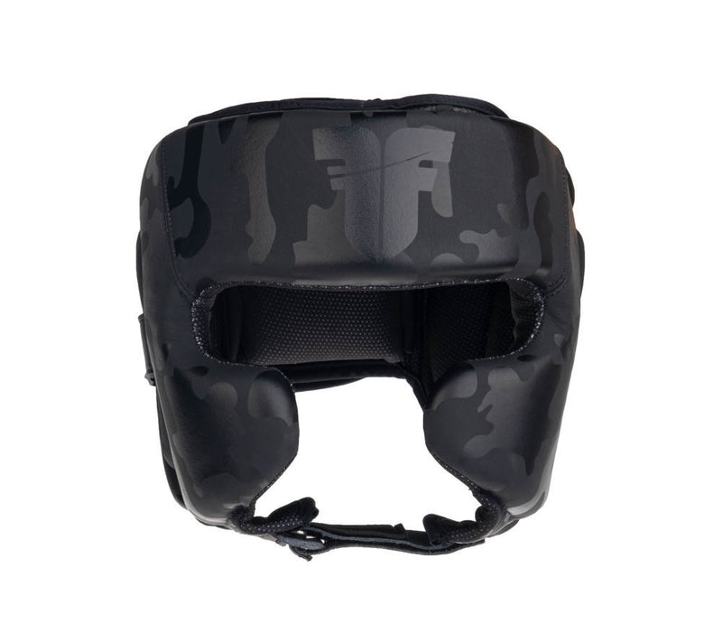 Headguard Fighter Sparring Pro - black/camo