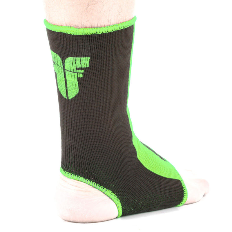 Ankle Support Fighter - black/neon green, FAS-05