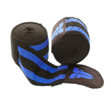 Vendas de polialgodón a rayas negras y azules de Fighter, BAND F BLUE