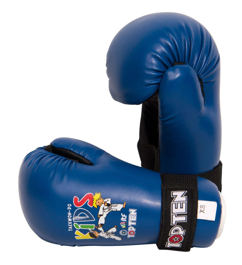 Top Ten KIDS Open-Hand Gloves ITF - blue, 22472-6002
