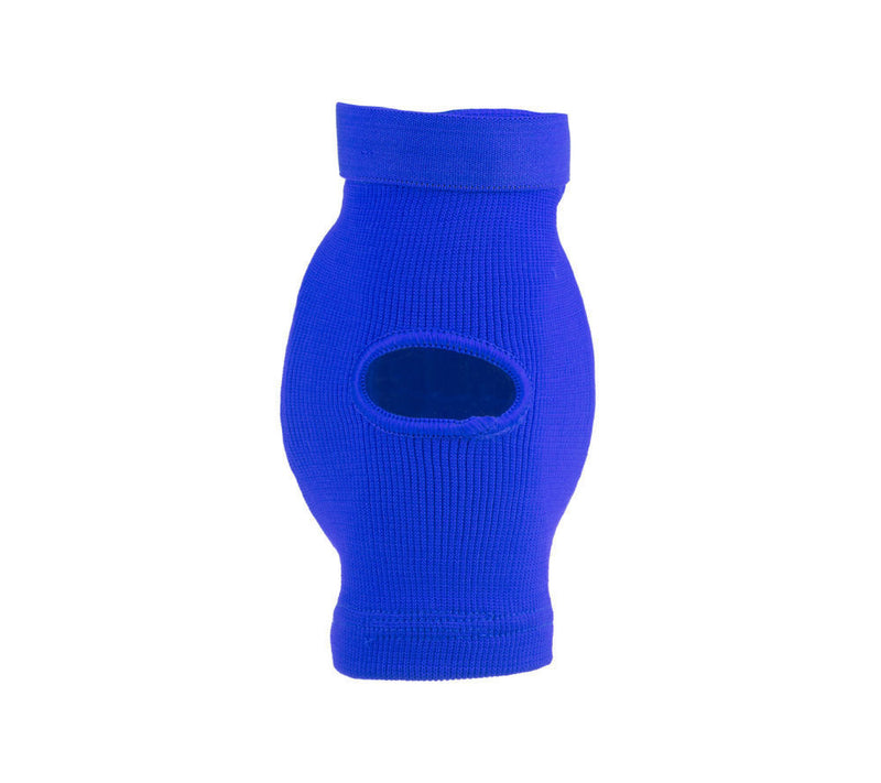 Fighter FF Elbow Guard Blue Oval Cup Protector with Elastic Strap, FEG-01B