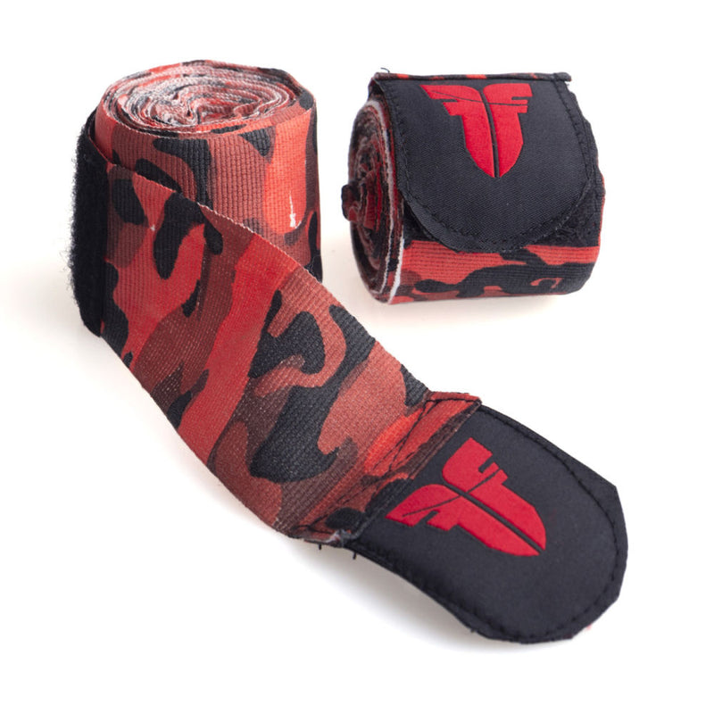 Fighter  Handwraps - red camo, FHW-001RC