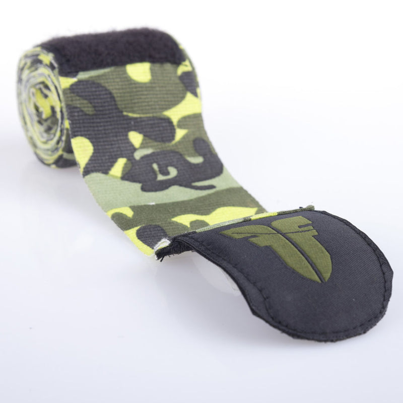 Fighter  Handwraps - green camo, FHW-001GNC