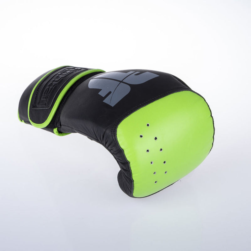 Fighter Safety Bag Gloves - black/green, FBG-005