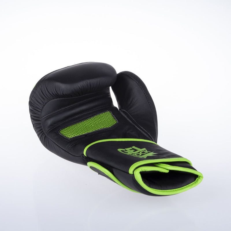 Fighter Safety Bag Gloves - black/green, FBG-005