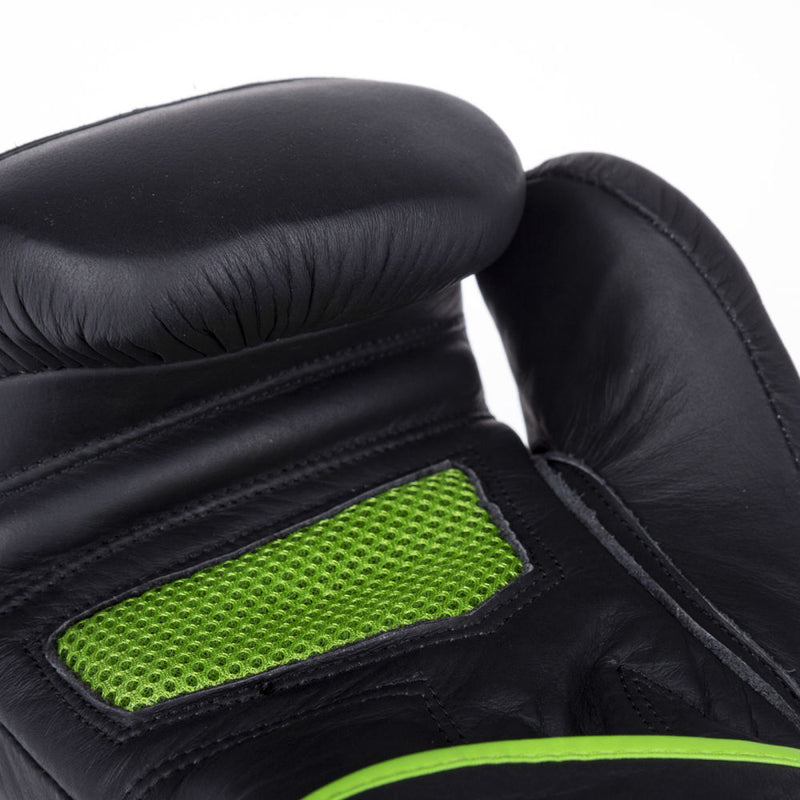 Fighter Safety Bag Gloves - black/green, FBG-005