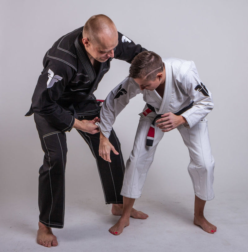 Fighter BJJ Gi Ripstop Uniform - Black, BJJBL-06