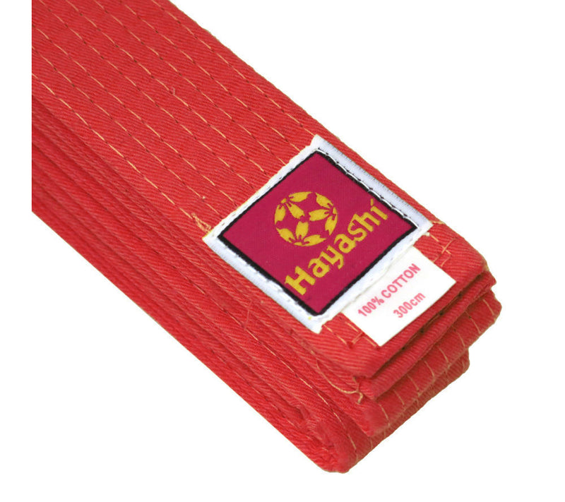 Hayashi Budo Belt - red, 050-4