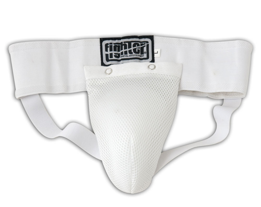 Groin Protector Fighter - Mesh - white, GR-Fight