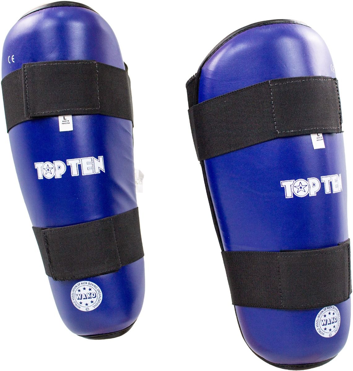 shinページ Shinguards Top Ten WAKO - blue – Fighters Inc. - Martial Arts