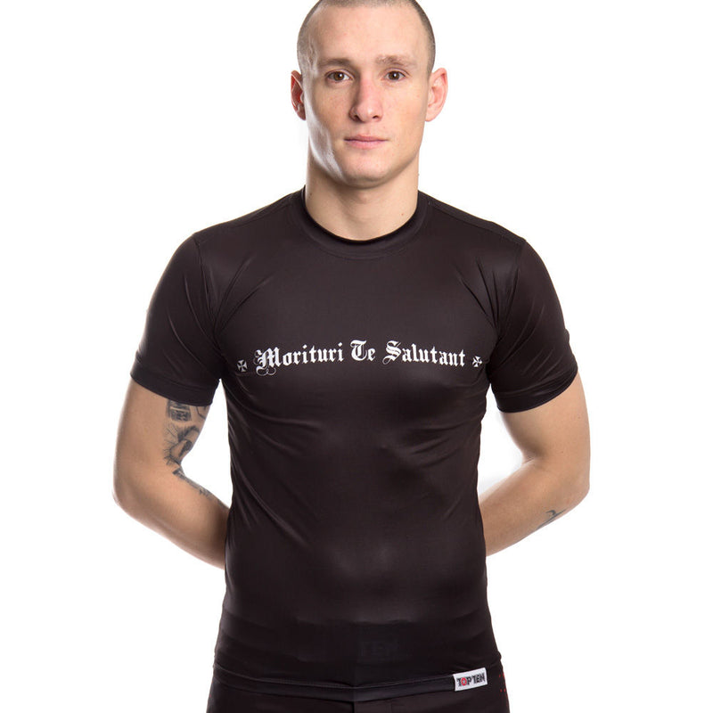 TOP TEN Rashguard Morituri Te Salutant - black/red, 1418-9