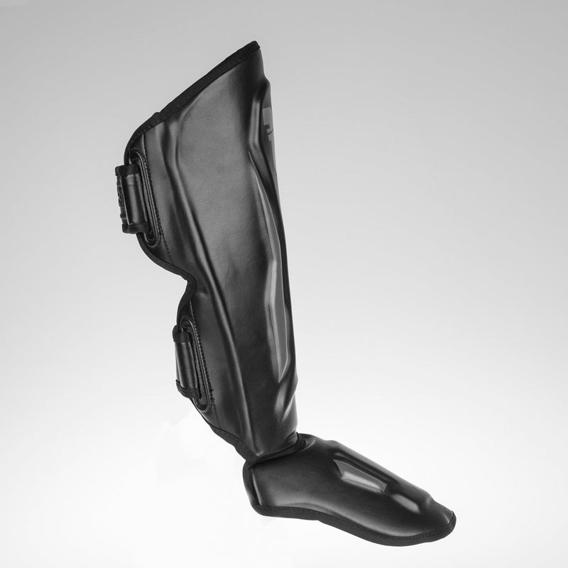 Fighter Shinguards Thai Ergo - black/grey, FSG-004BG
