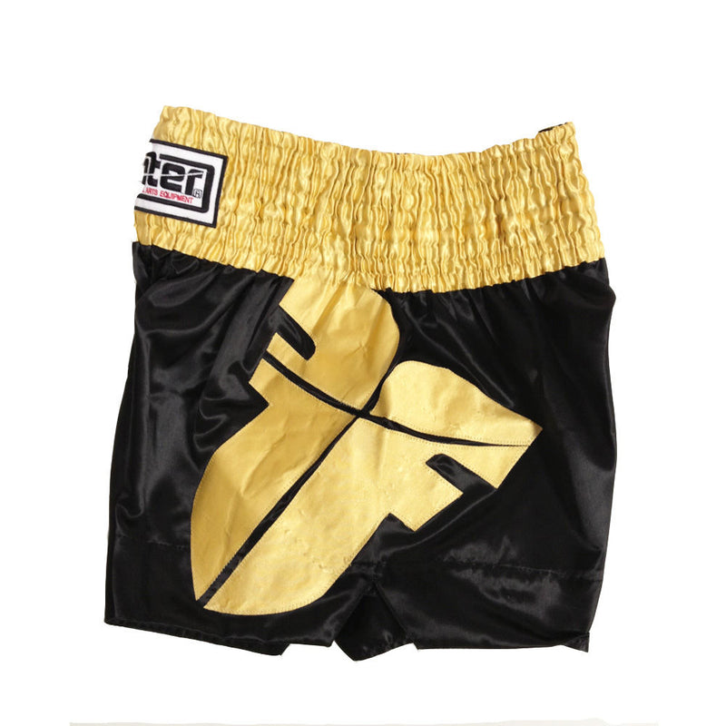Fighter Thai Shorts - black/gold, F009