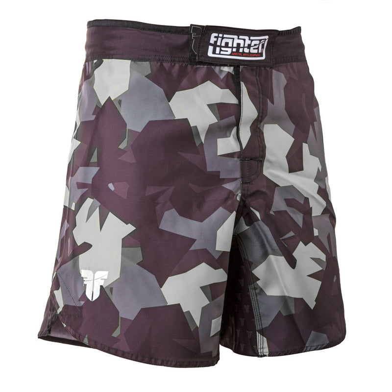 MMA Shorts Fighter SPEED - grey camo, FSHM-01