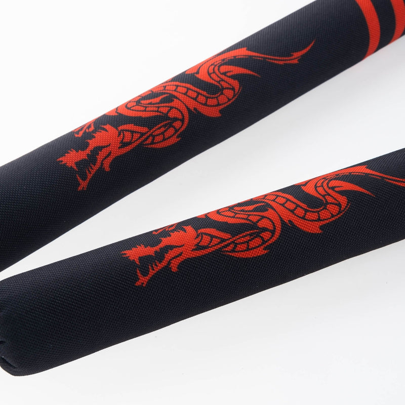 Fighter Soft Dragon nunchaku - black/red